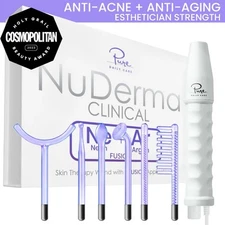 Pure Daily Care NUDERMA CLINICAL HIGH FREQUENCY WAND New Sealed 