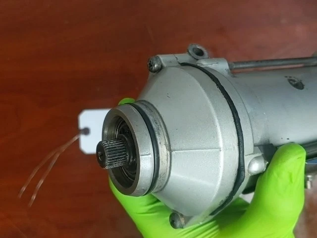 MOTOR DE ARRANQUE HONDA 1985 1986 1987 GL1200 GOLDWING 31200-MG9-681 (PROBADO FUNCIONANDO Foto 3 de 4