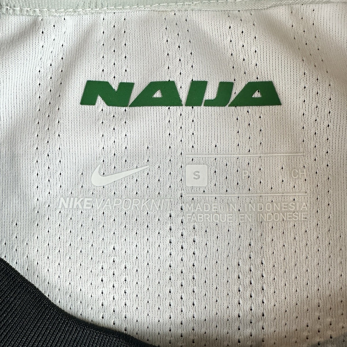 Nike Nigeria Vapor Home Men Small Jersey 2020 CT4219-100 Naija
