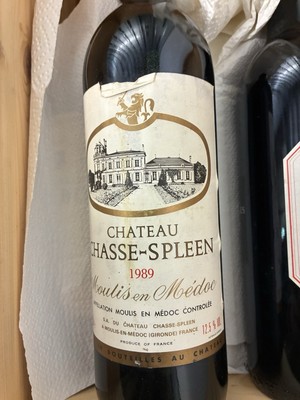 1989 Chateau Chasse-Spleen Cru Bourgeois Moulis en Medoc Rotwein Bordeaux