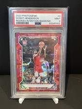 Scoot Henderson RC 2023 Photogenic Rookies In Motion Diamond /75 *MINT* PSA 9