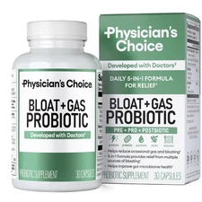Bloat Gas Probiotic 5-in-1 Digestive Support Daily Relief 30ct