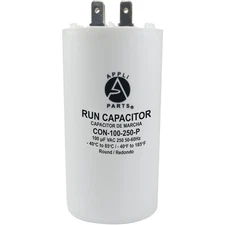 Appli Parts Run Capacitor for electric motors 100 Mfd uF (microfarads) 250VAC Pl
