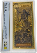 2025 Arizona 100 Goldback Pcgs 70 *alpha Series* (libertas, Liberty)