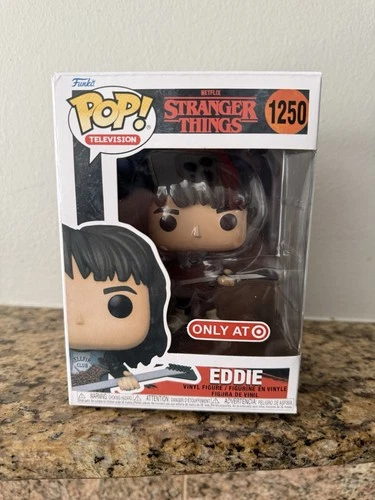 Funko Pop Eddie Munson #1250 Stranger Things Target Exclusive New