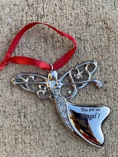 Harvey Lewis Holiday Christmas Ornament  You are an Angel    4inch