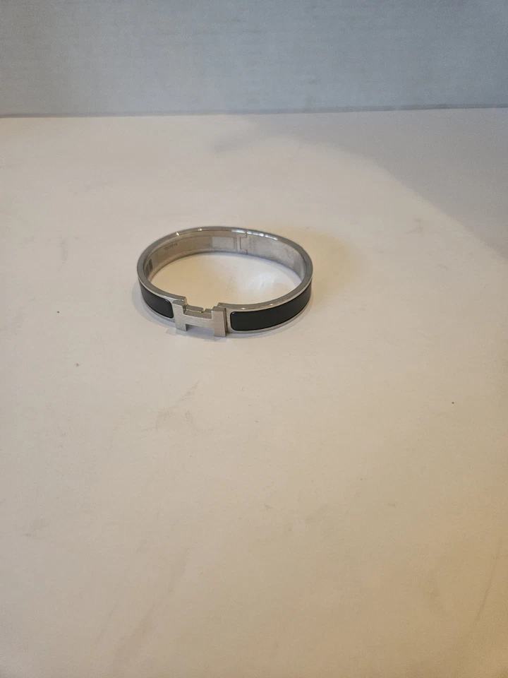 PULSERA CLICK LOGOTIPO HERMES H Foto 3 de 4