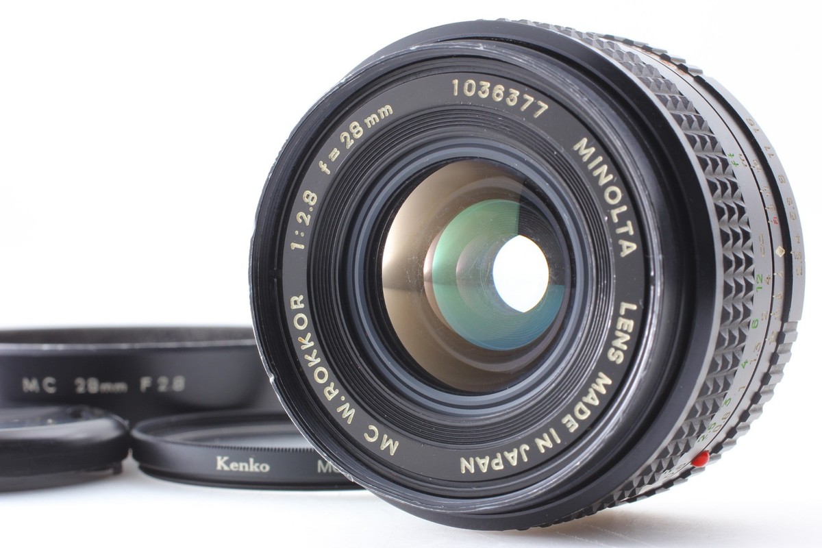 ミノルタ MINOLTA MC W.ROKKOR 28mm F2.8 Minolta 28mm f2.8 MC W.Rokkor - Lens – Kamerastore