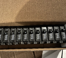 10 NEW - Eaton BR120 20 Amp 120/240 VAC 1 Pole Type BR Plug- On Circuit Breaker