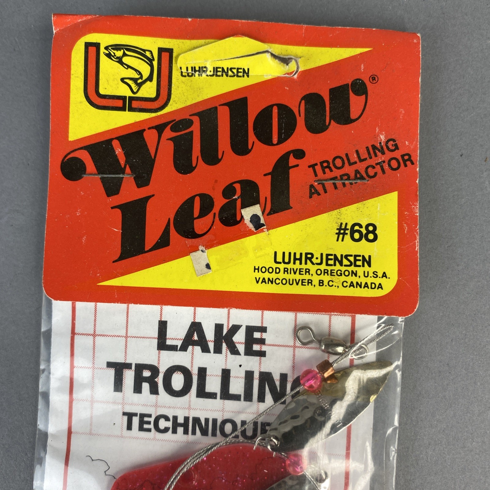 Luhr-Jensen Ford Fender Model A Trolling Willow Leaf Les Davis Tiny FlexiTroll - Image 3