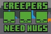Minecraft Creepers Need Hugs Kokosfaser-FußMatte Pyramid International