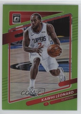 2021-22 Panini Donruss Optic Lime Green Prizm 4/149 Kawhi Leonard #145 pe8