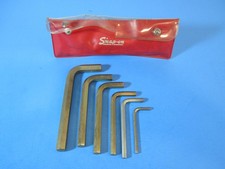 Snap On Tools 6-piece Metric Hex Wrench Set 4-6-7-9-10-12mm Usa Snap On Tools 6-piece Metric Hex Wrench Set 4-6-7-9-10-12mm Usa
