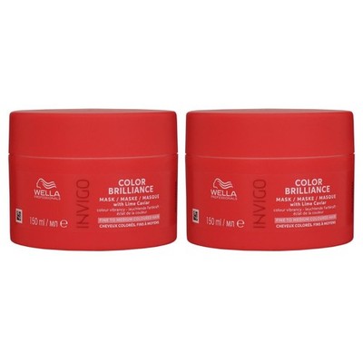 Wella Invigo Color Brilliance 2 x 150 ml Maske für feines normales Haar Set