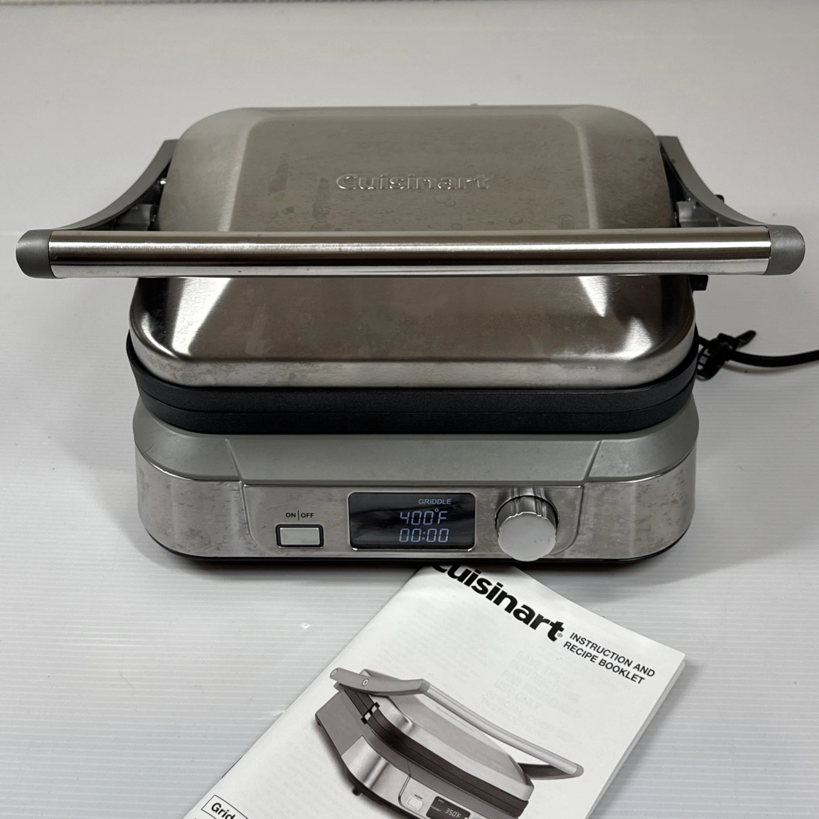 Cuisinart Griddler Five GR-5B 5-in-1 Panini Press Grill Griddle Digital LCD
Opens in a new window or