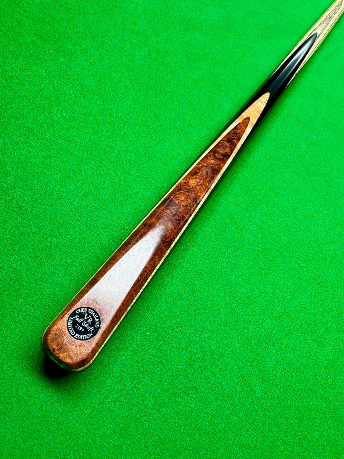 VR Cues | Ultimate FS | Snooker, Pool Cue | 1 Pc | 58.5" | 18.3oz | 9.5mm TI 306