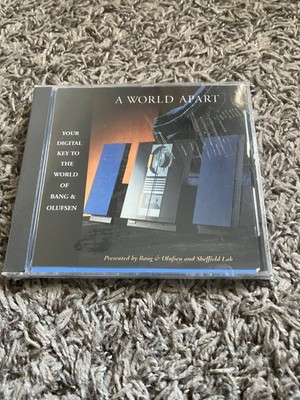 NEW CD A WORLD APART YOUR DIGITAL KEY TO THE WORLD OF BANG OLUFSEN SHEFFIELD LAB