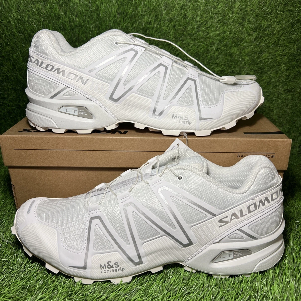 Salomon Speedcross 3 White Silver for sale | eBay