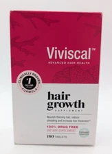 Viviscal Hair Growth Supplements for Women, 180 Tablets - 3 Month Supply