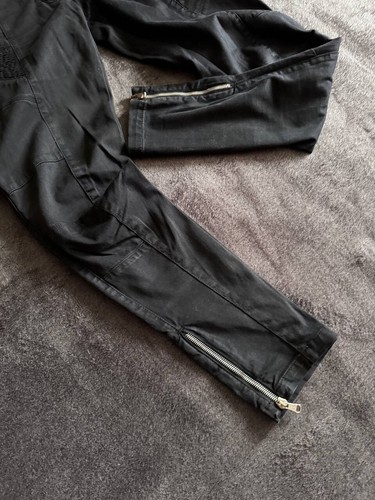 Pierre Balmain vintage zipper womans black jeans avant-garde - Picture 3 of 15