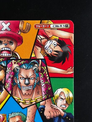 Straw Hat Pirates ONE PIECE Card C386-W N 9 ONEPY B MATCH Japanese