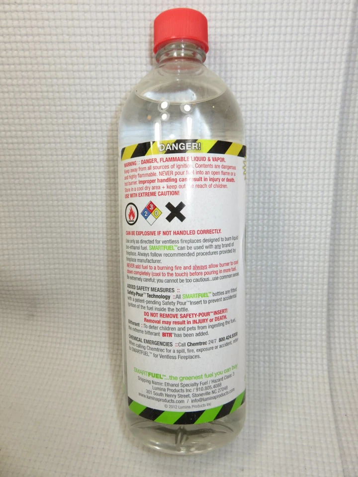 Combustible inteligente 1L combustible de etanol para chimeneas estufas de mesa quemadores características contra incendios Foto 4 de 4