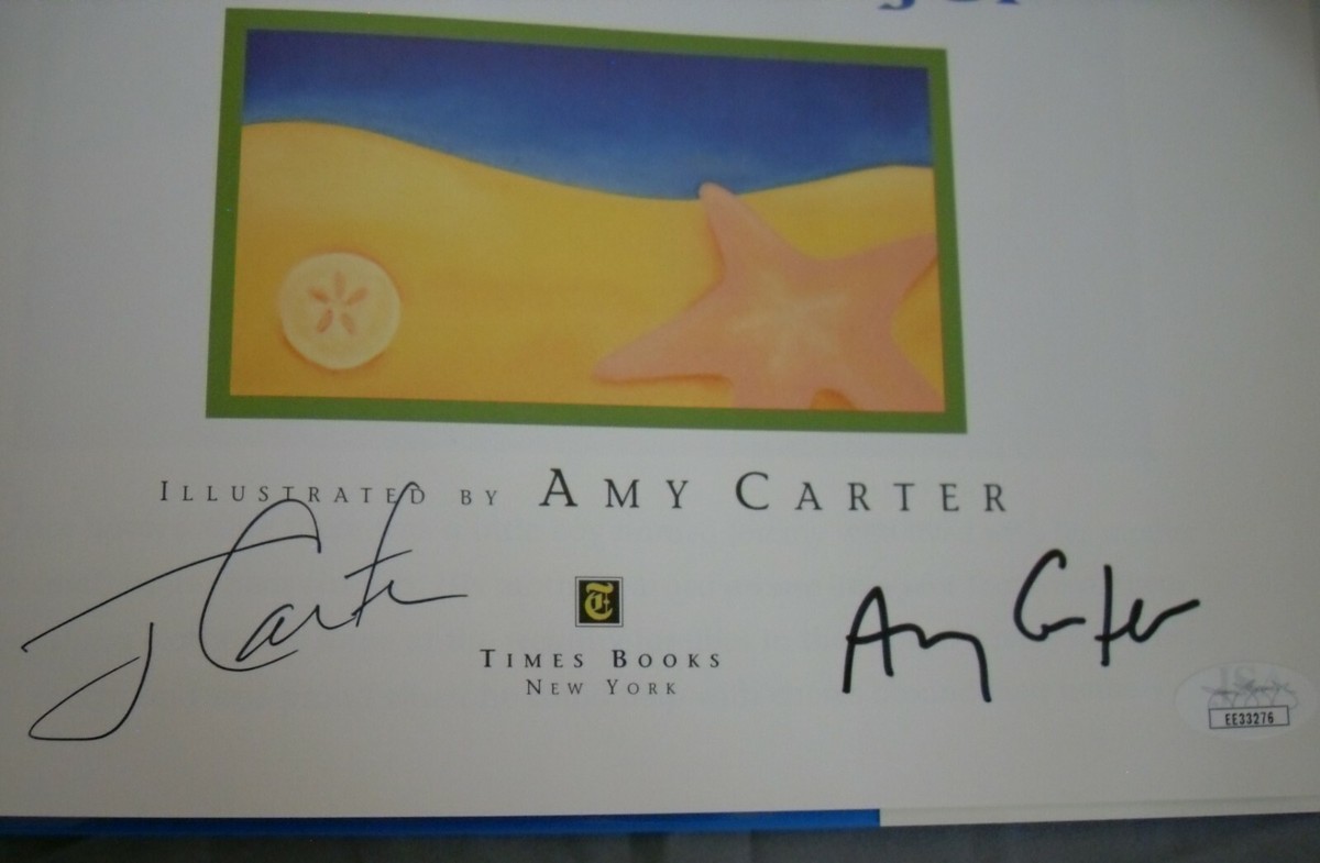 JSA Jimmy & Amy Carter Autographed The Little Baby Snoogle