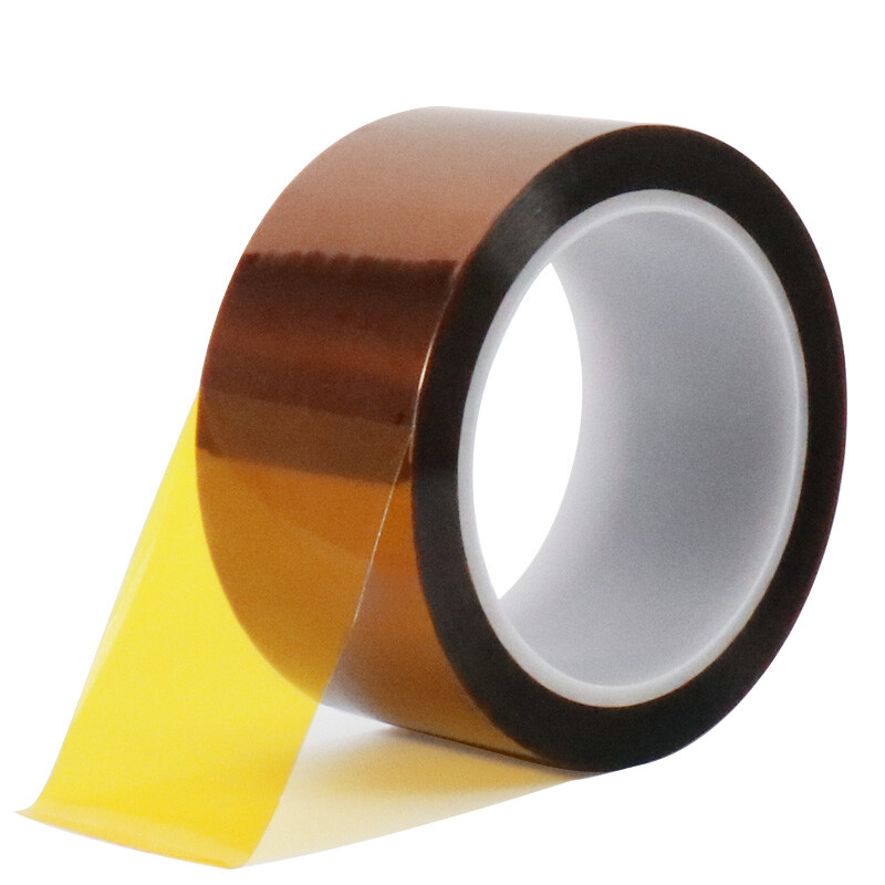 KAPTON Tape TankerStreet High Temperature Heat Resistant Polyimide Tape Wide Tape for Protecting 3D Circuit Board Electrical Insulation 5 cm x 33 m Tan