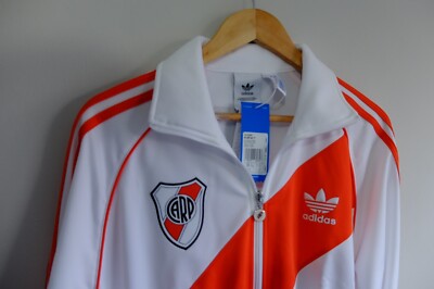 Brandneu mit Etikett Adidas Originals River Plate 86 TT Neuauflage weiß rot M Argentinien Fußball