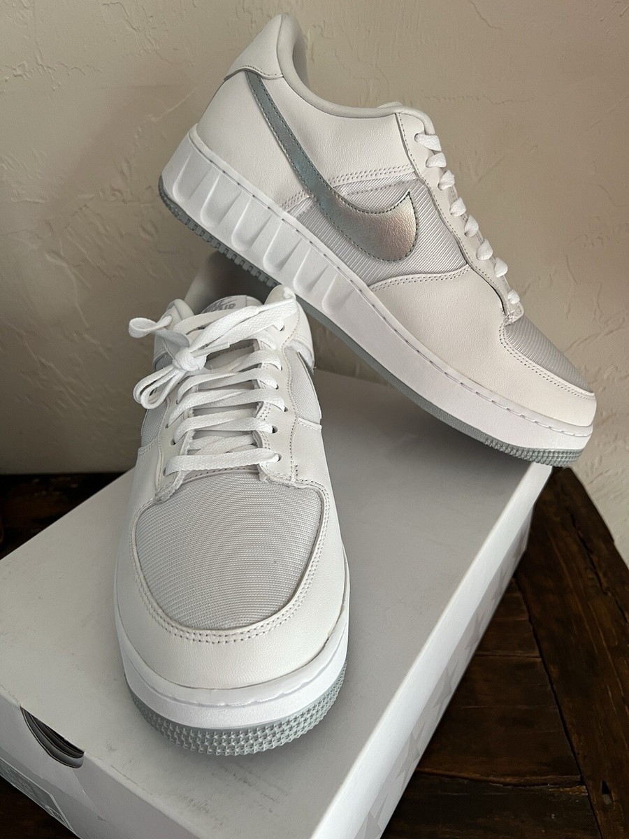 Size 10.5 - Nike Air Force 1 Unity Low White Silver | eBay