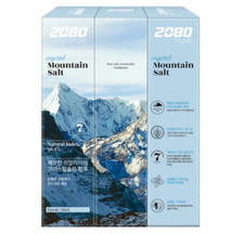 2080 Pure Mountain Salt Toothpaste Crystal Fresh Mint 120g 3Pcs - FREE SHIPPING