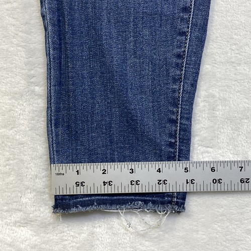Jeans Rock & Republic taglia 8 kashmiere denim skinny elasticizzato lavaggio medio orlo grezzo - Foto 9 di 21