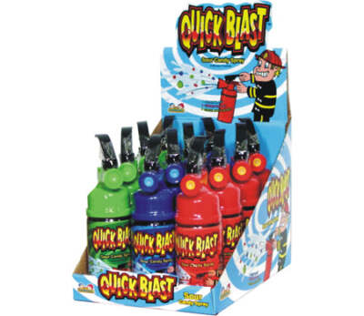Kidsmania Quick Blast Sour Candy, Fun and Tangy Treats (Pack of 12)