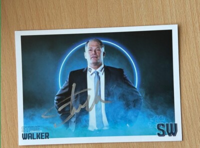 Steve Walker Schwenninger Wild Wings Autogrammkarte original signiert #40519