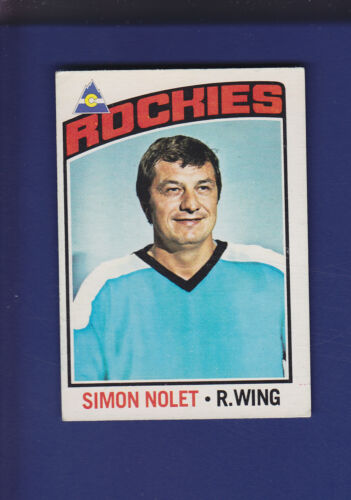 Simon Nolet 1976-77 O-PEE-CHEE OPC Hockey #64 (EX) Colorado Rockies | eBay