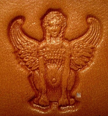 CRAFTOOL - TANDY LEATHER 3D STAMP - 8648-00  SPHINX (FRONT) - NEW 