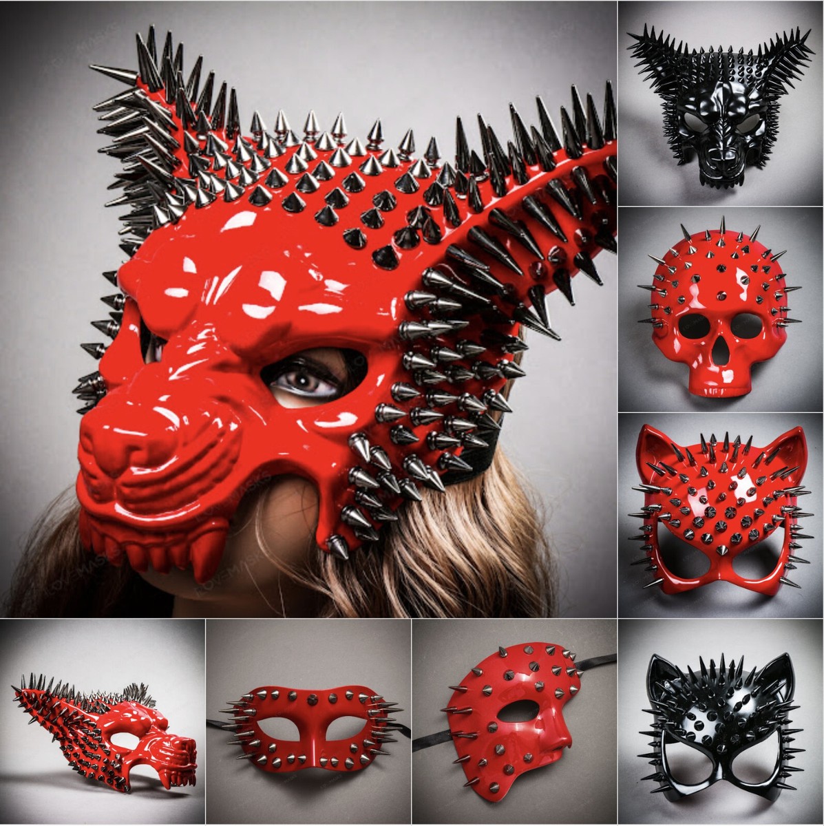 Steampunk Spike Halloween Men & Women Cosplay Costume Masquerade