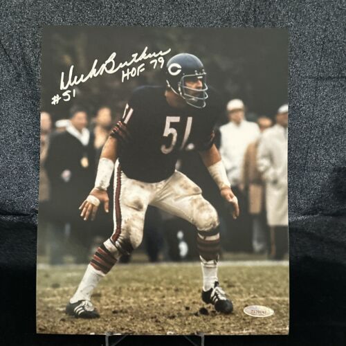 Dick Butkus signed 8x10 photo Chicago Bears HOF 79 TriStar COA - Picture 1 of 4