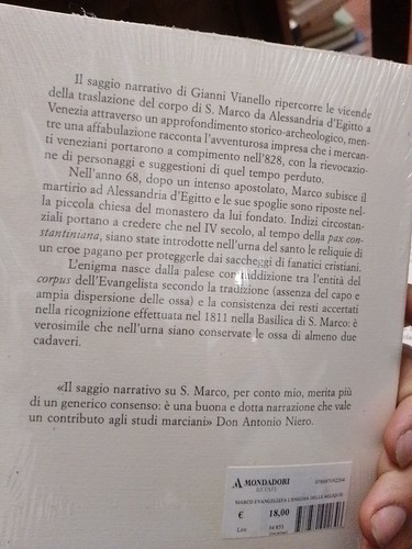 Gianni Vianello marco evangelista l'enigma delle reliquie D'Auria editore - Picture 2 of 2