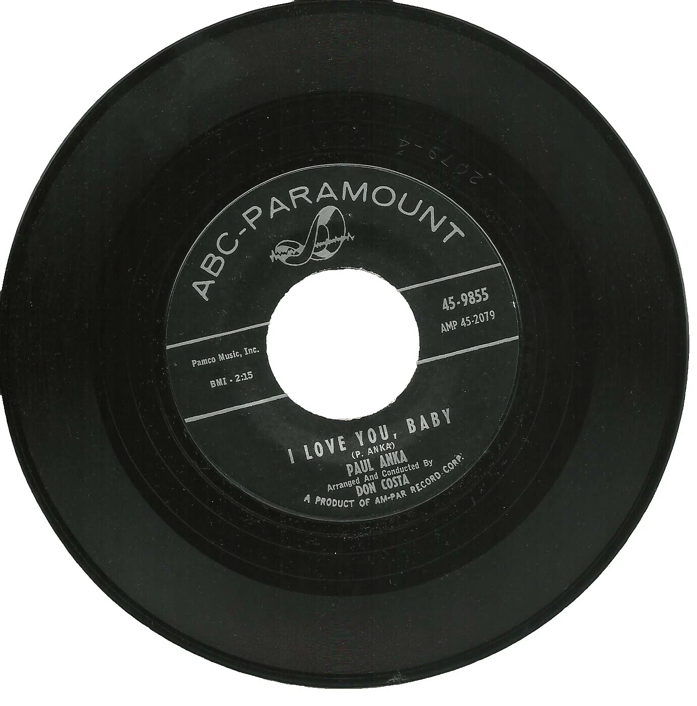 Paul Anka Excellent (EX) 45 RPM Speed Vinyl Records