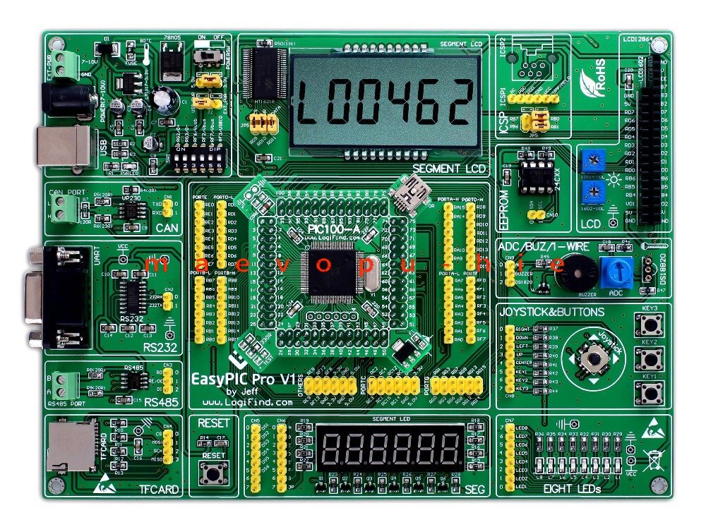 EasyPIC Pro Development Board DsPIC PIC32 PIC24 with PIC32MX795F512L | eBay