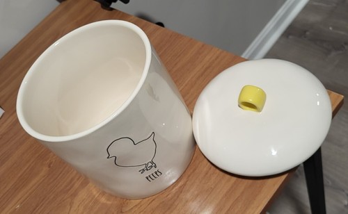 NEW Rae Dunn Peeps Ceramic Canister Jar w/ Lid Spring Chick Easter Decor - Picture 2 of 5