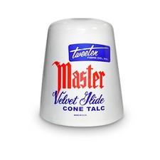 Master Velvet Glide Cone Talc by Tweeten Fibre Company Made in USA