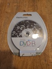 Memorex Tranquility 10 Pack DVD-R 16X 4.7 Gb 120 Minute - NEW Factory Sealed