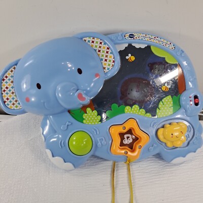 VTech baby Lil  critters Magical discovery mirror elephant toy music lights WORK