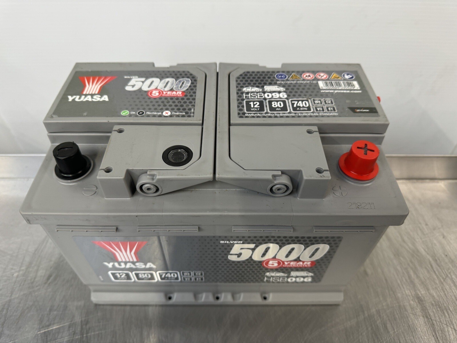 YUASA HSB096 Heavy Duty 096 Car/Van Battery 80Ah 740A(EN)Top Spec 6 Months Old eBay