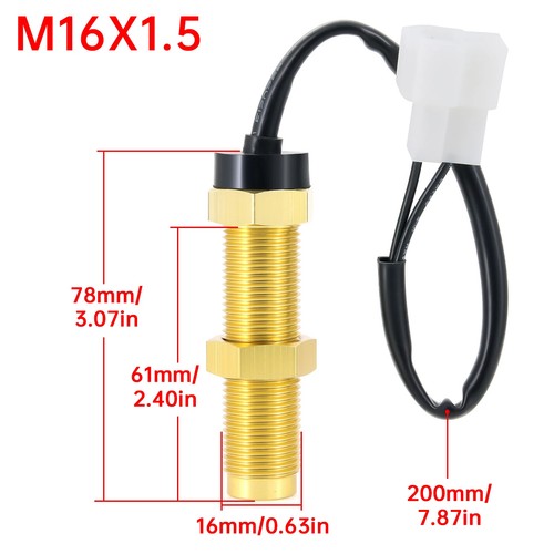 M16/M18 Outboard Tachometer Sensor RPM Tacho Sender for Digital Tachometer - Picture 17 of 21