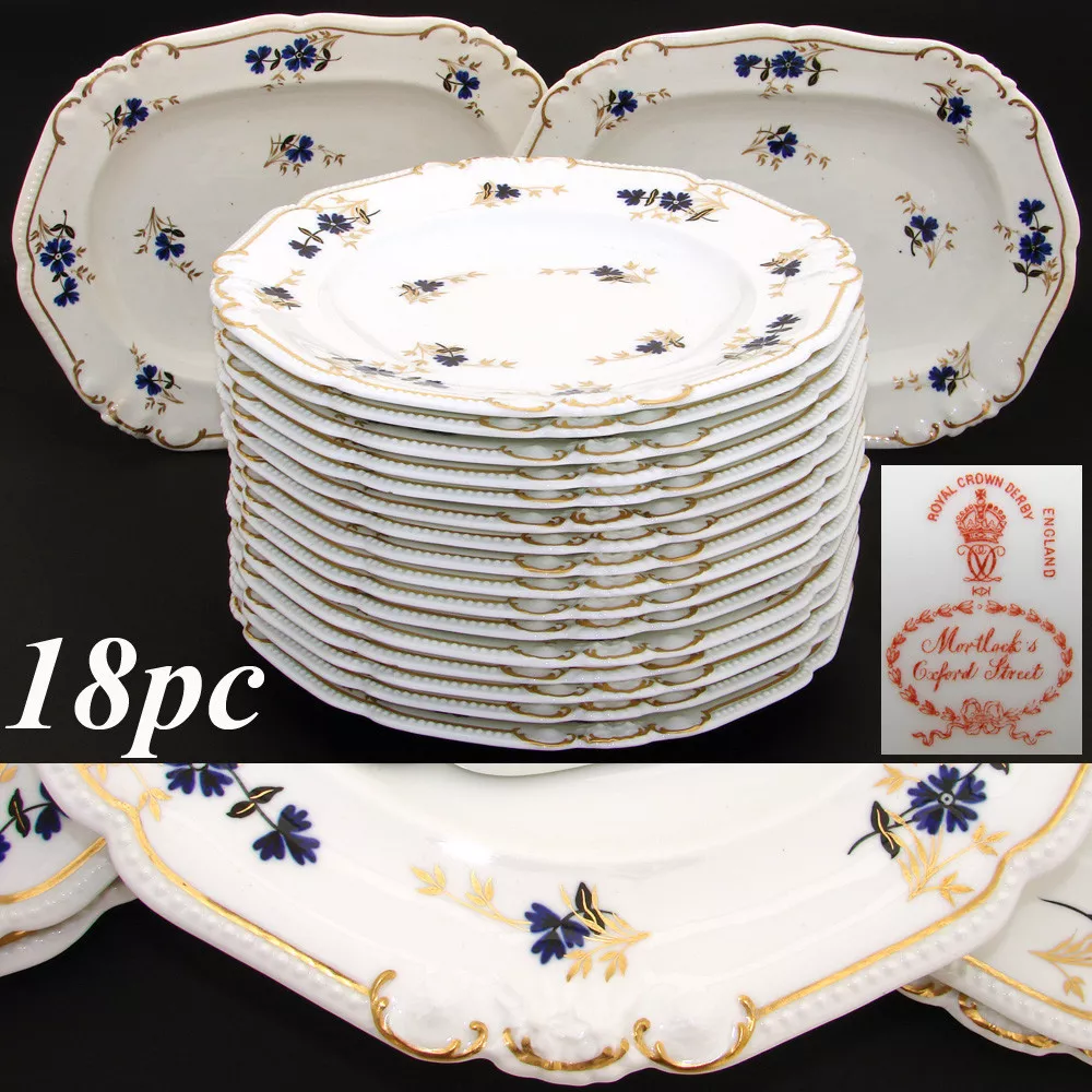 Antique plate set hot sale