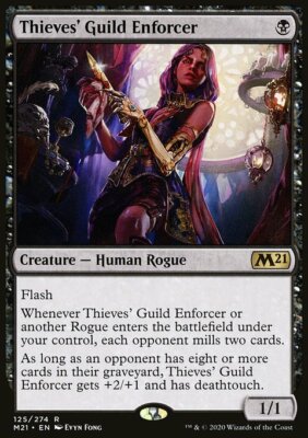 Magic the Gathering MTG Thieves' Guild Enforcer (125) Core Set 2021   LP