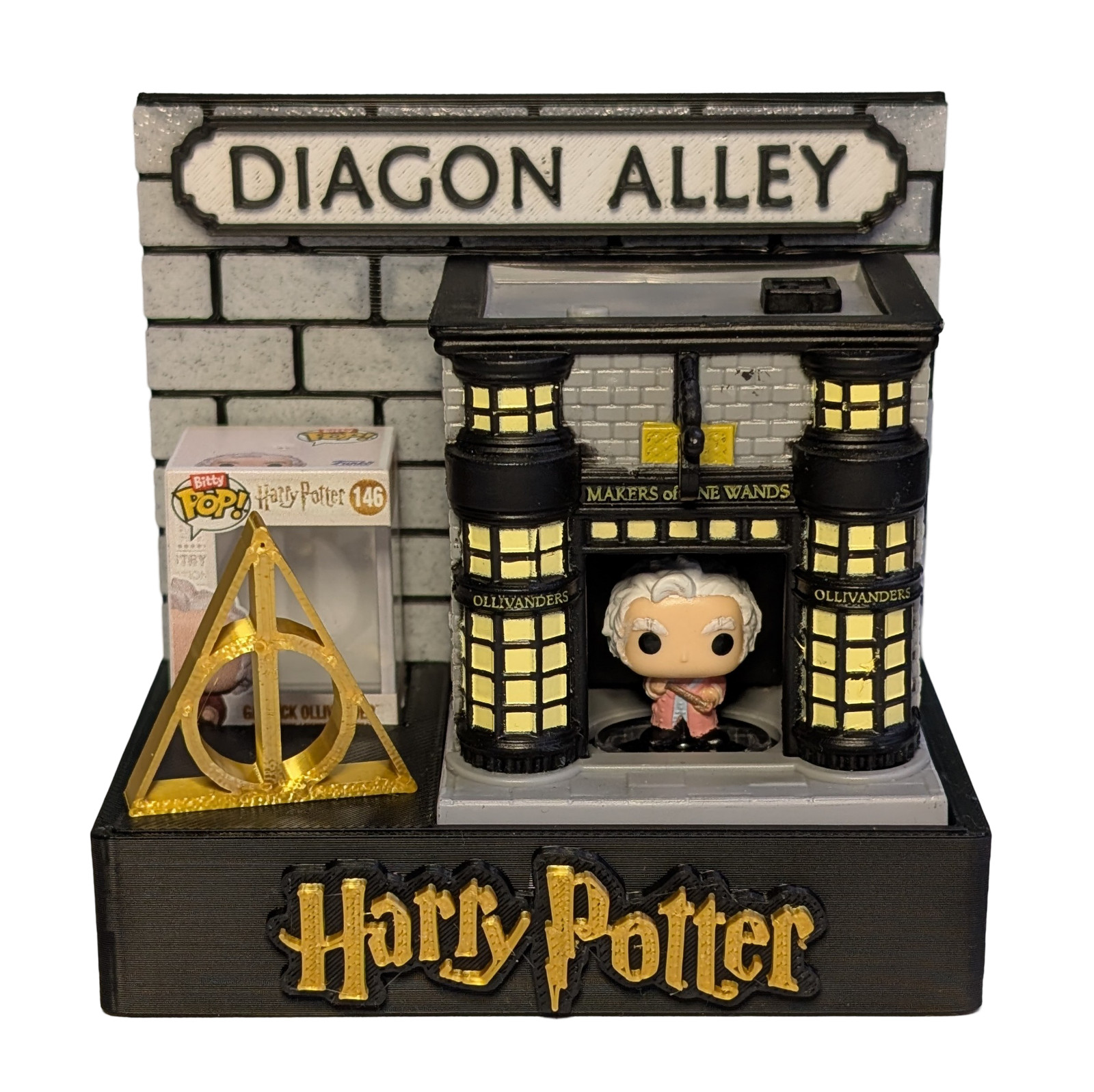 Funko Bitty POP! Tienda de varitas de Ollivander Town Harry Potter ***SOLO EXHIBICIÓN***